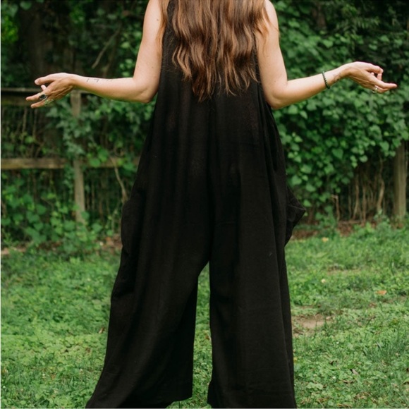 🌙 Kantha Bae Khadi Harmony Billowy Jumpsuit - Free Size - Picture 3 of 7